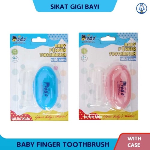 ❣️Rakkistore99❣️ Dodo Baby Finger Toothbrush With Case 0+ Month