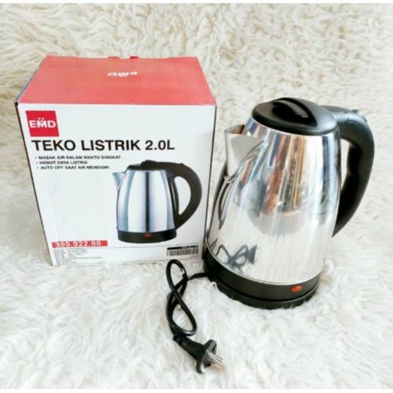 TEKO Stainless Steel LISTRIK Teko Listrik Pemanas Air