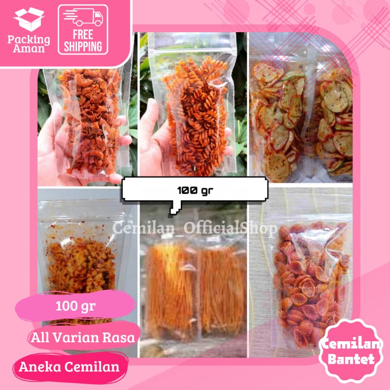 

Makaroni Bantet Pedas Pouch 100gr / Seblak Pedas / Mie Lidi / Makaroni Bantet Pedas / Seblak Bintang