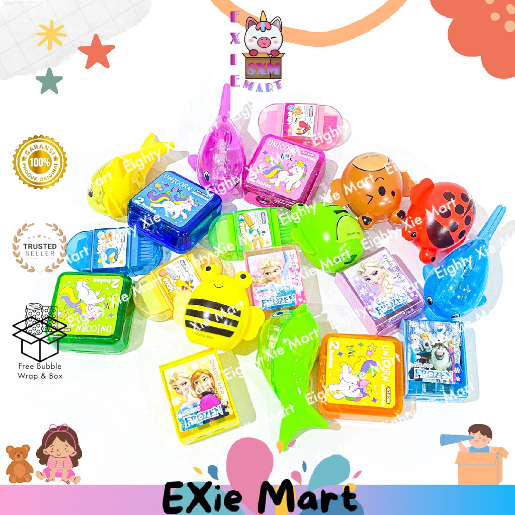 

RAUTAN PENSIL - OROTAN PENSIL KARAKTER - ALAT PERUNCING PENSIL 2IN1