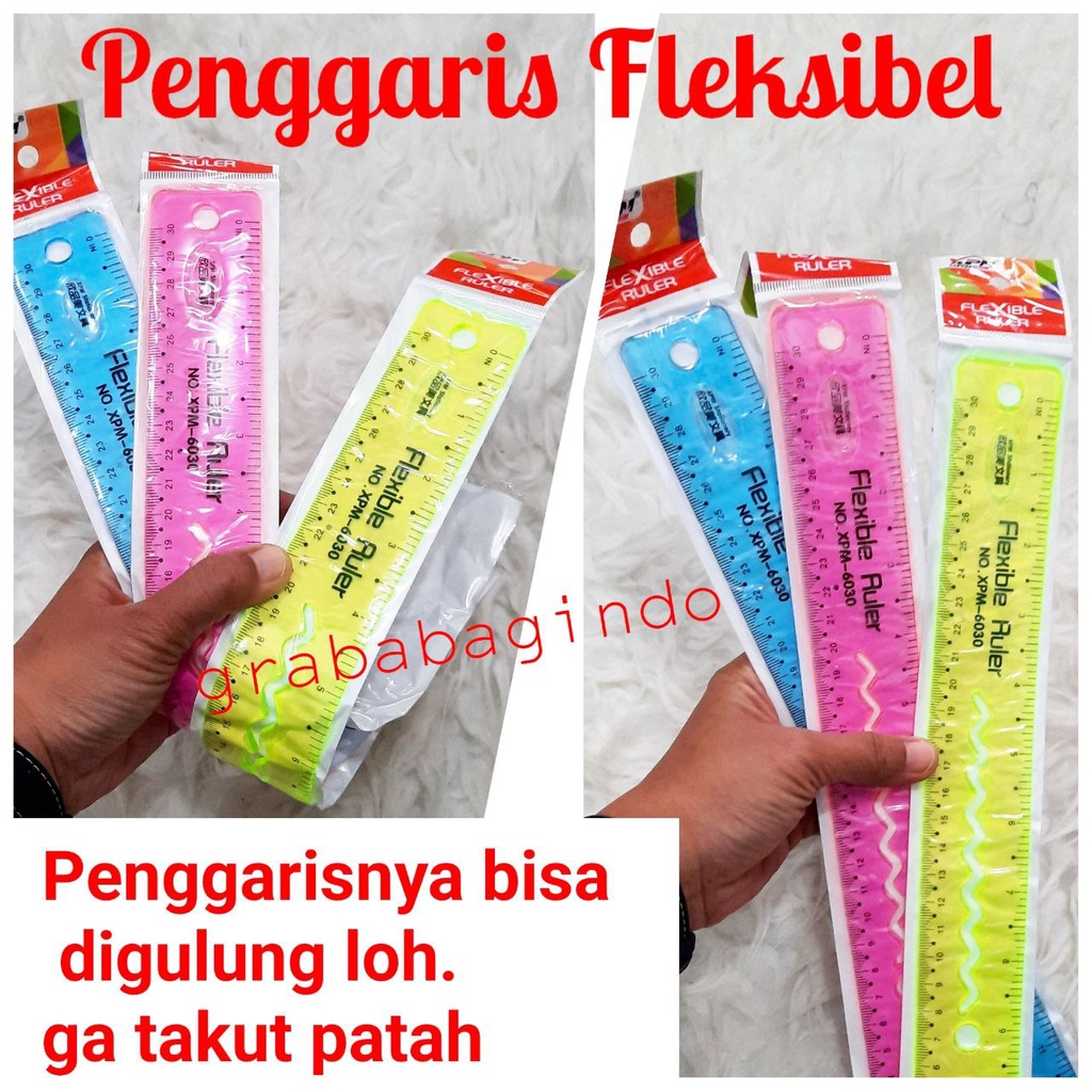 

PENGGARIS FLEKSIBEL / ROL LENTUR / RULLER BISA DIGULUNG