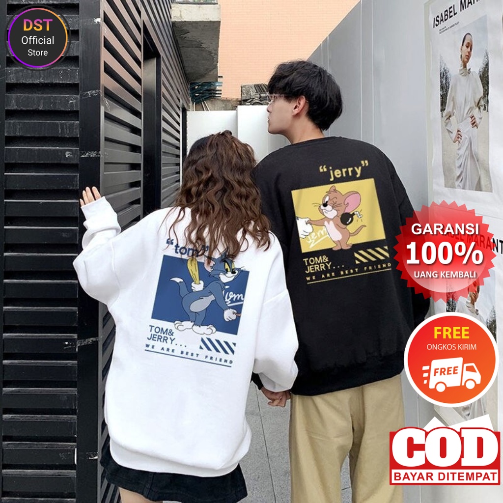 Sweater Hoodie Switer Sweter Sweeter Couple Cople Kapel Kapelan Pasangan Sahabat Bestie Cewek Cowok 