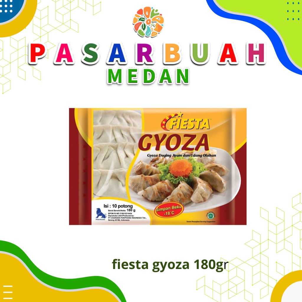 

Distributor FIESTA GYOZA 180 GRAM (10PCS) Pasar Buah Medan