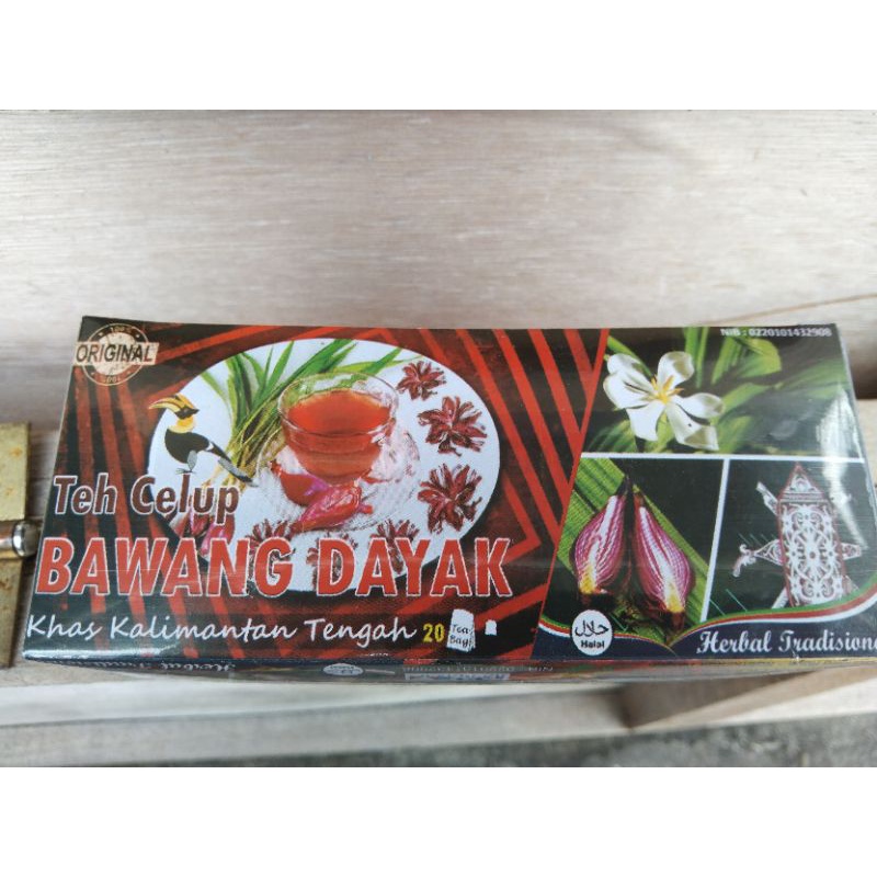 

Teh Celup Bawang Dayak Asli Kalimantan isi 20 kantong Teh Bawang Dayak Herbal