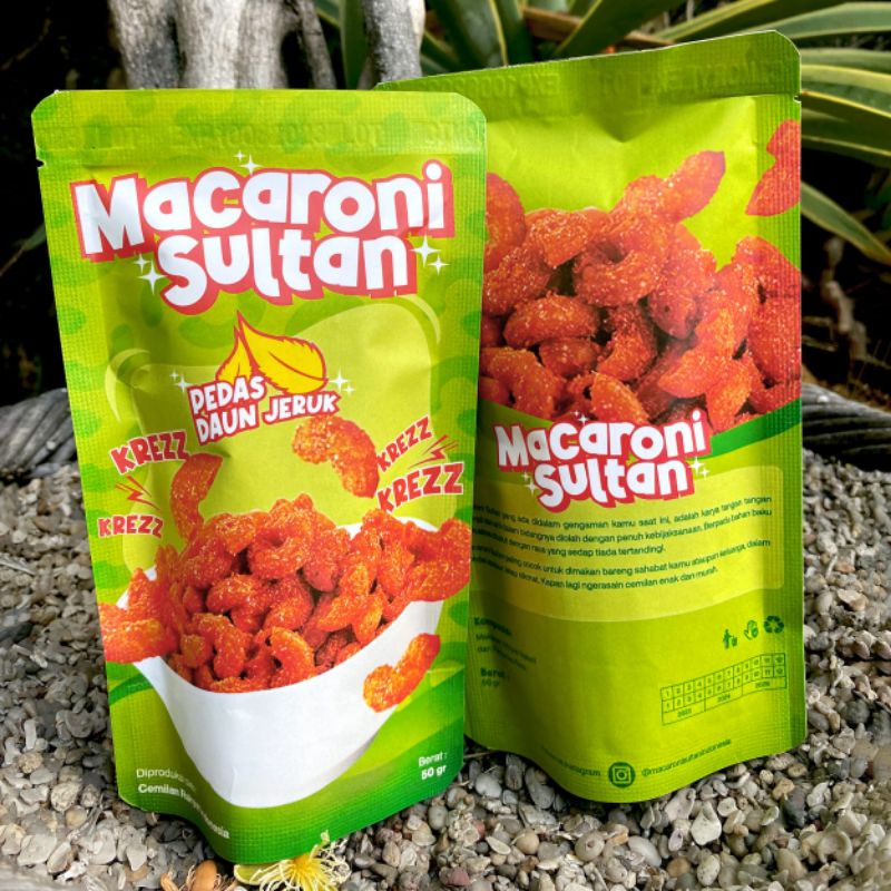 

makaroni sultan rasa pedas daun jeruk