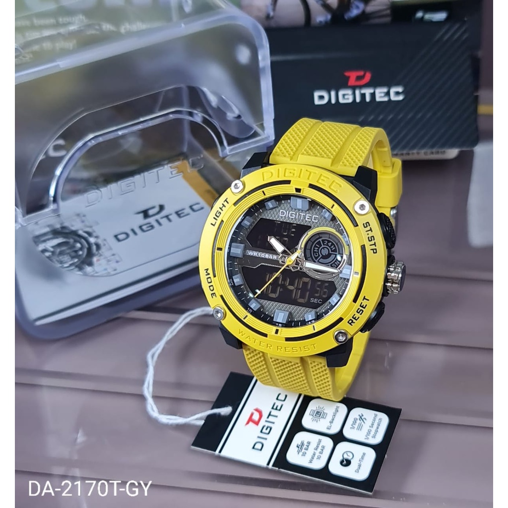 JAM TANGAN PRIA DIGITEC DG 2170T DG-2170T DG 2170 ORIGINAL ANTI AIR