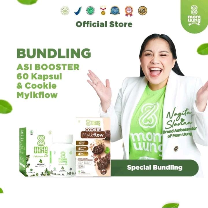 MOM UUNG ASI BOOSTER CAPSUL DAN COOKIES