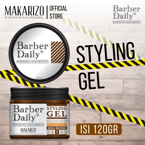 Jual Makarizo Barber Daily Wet Look Styling Gel Jar 120 g Shopee