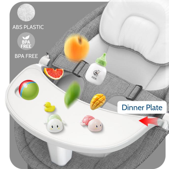 BABYBOSS BS-803 Ayunan Bayi Automatic Baby Swinger Chair / Swing Bed