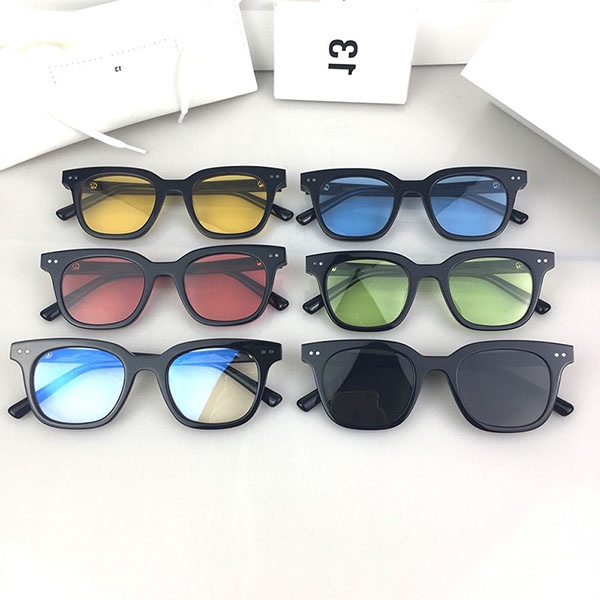 Kacamata Candy Color Hitam Wanita/Pria Kekinian Sunglasses Korean Fashion Small / TV-11