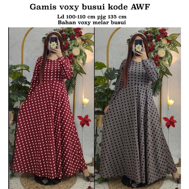 Gamis voxy busui kode AWF