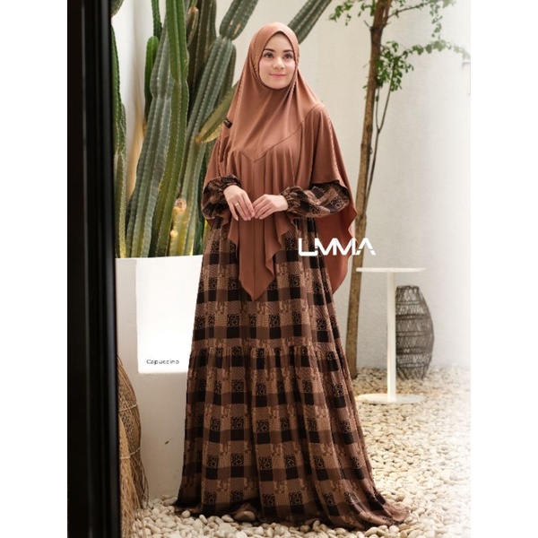 ROZA DRESS GAMIS RAYON PREMIUM MOTIF BY UMMA