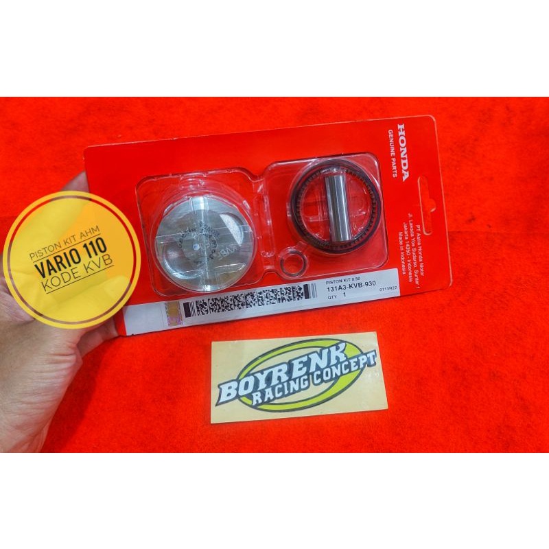 Piston Kit VARIO VARIO 110 KVB OVZ STD,50,100 ORI AHM-BOYRENK RACING