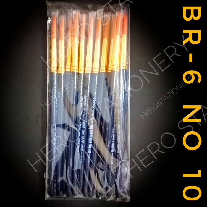 

Hadir Joyko Kuas Lukis Halus Brush No.10 Br-6 . 12 Unit Terlaris