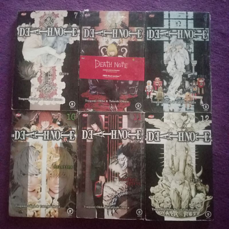 Komik Set Death Note by Tsugumi Ohba & Takeshi Obata