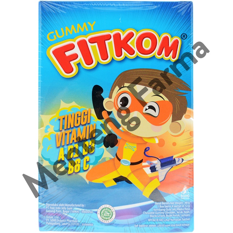 Fitkom Gummy Multivitamin 4 Sachet - Asupan Multivitamin Harian Anak