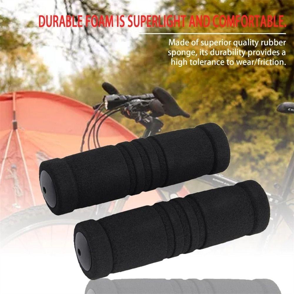 Lanfy Sepeda Grips Aksesoris Motor Tahan Lama Non-slip Stang Grips Sepeda Balap MTB Sepeda Grips