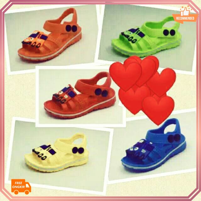 PROMO TERMURAH Sandal bayi bus tayo lucu berkualitas dulux 352