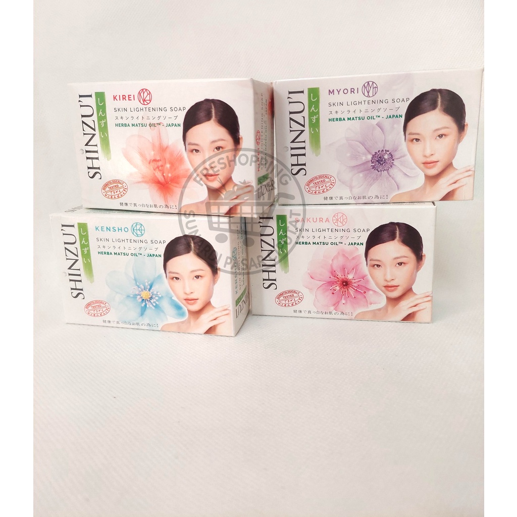 Shinzui Skin Lightening Bar Soap 80gr  All Varian