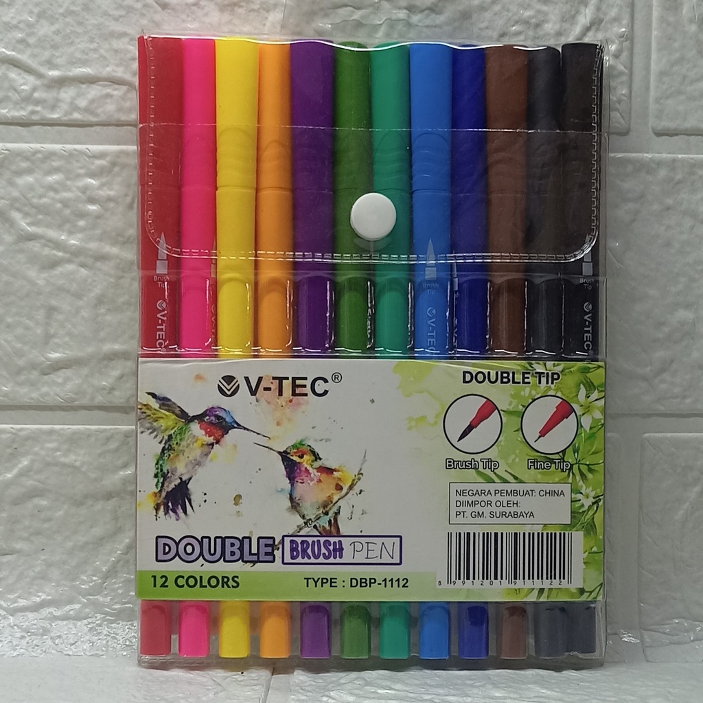 Brush Pen V-TEC DOUBLE DBP-1112