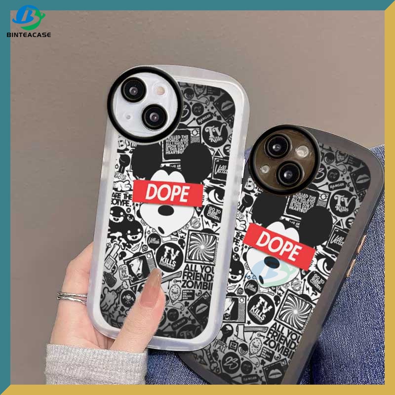 Casing TPU Redmi Note 11S 11 Pro 10c 10A 9C 9T 9A 10 5G 10S 9S 8 8 Pro 7 Poco M3 X3 Pro NFC Motif Mickey Mouse