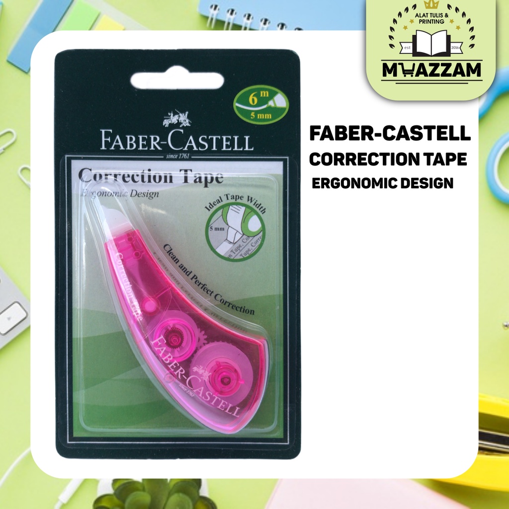 

Faber Castell Correction Tape Ergonomic Design 169401