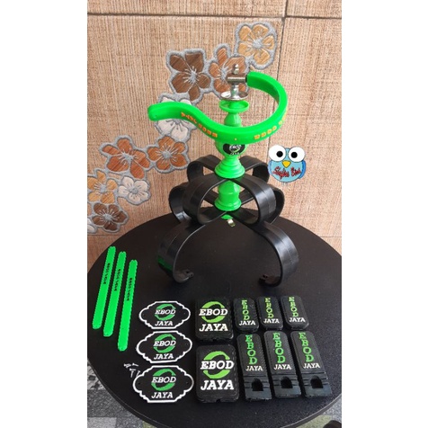 EBOD JAYA ORIGINAL LOGO MERK PION STOPER MAHKOTA KLEM VARIASI STOPER GANTUNGAN LIPAT LAPIS KARET ANT