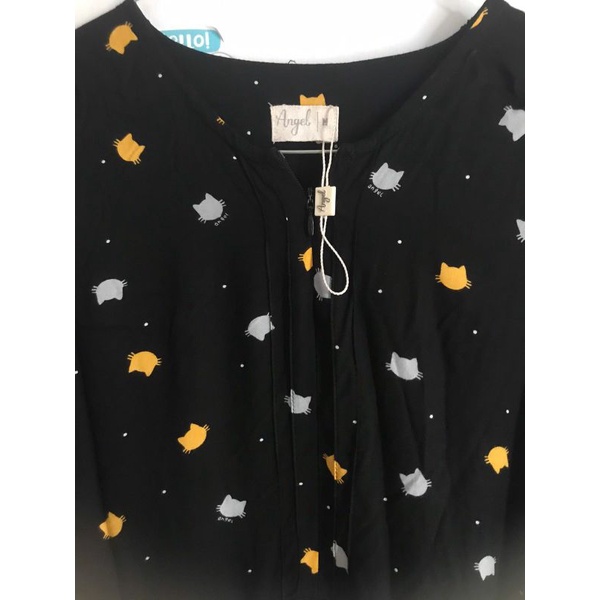 Cat head Black teh Nurma Atelier Angelina