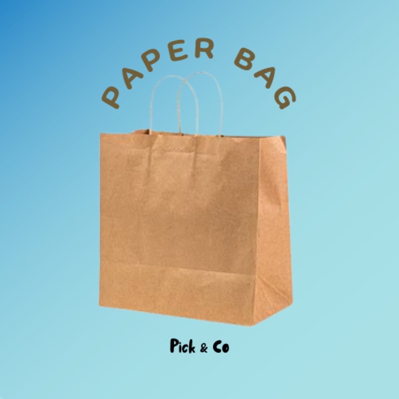 

PAPERBAG POLOS COKLAT 23x30x7