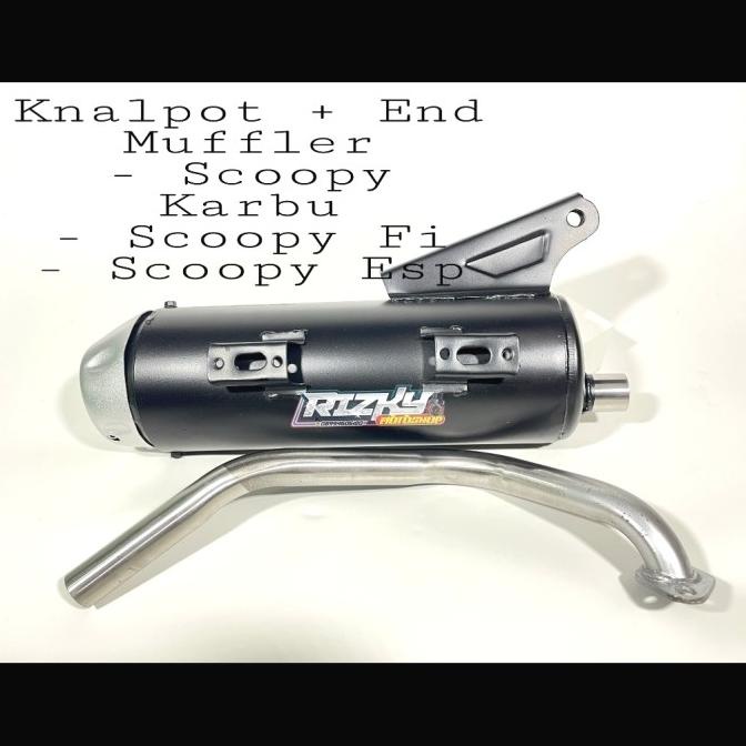 KNALPOT BEAT + END MUFFLER - UKURAN 26 MM COPY CMS / ORIGINAL ZRC CMS ---TERBARU---