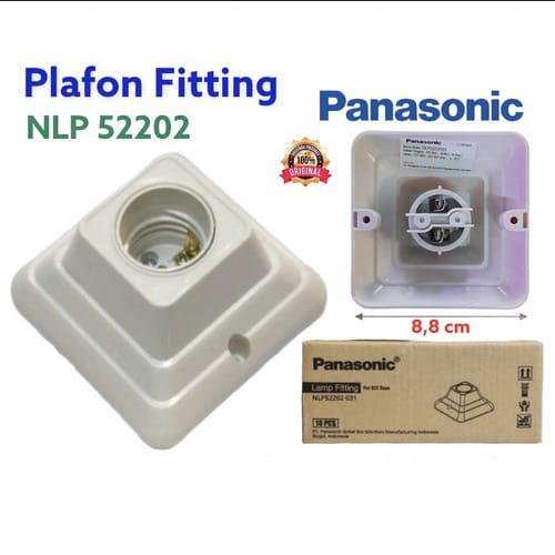 Fitting Lampu Tempel Plafon E27 Panasonic