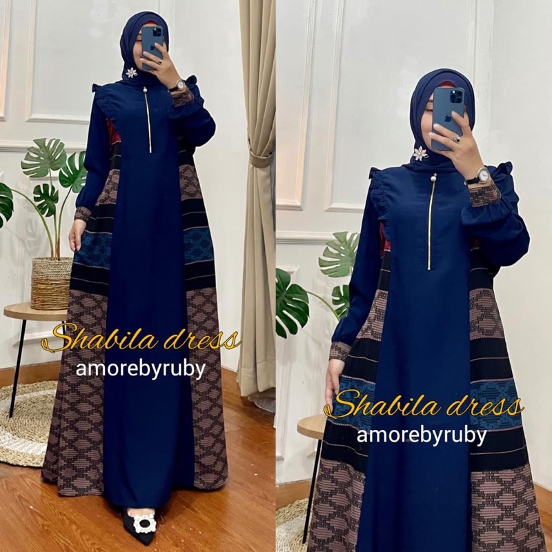 Shabilla dres ori amore / shabilla dress / gamis ori amore by Rubby / gamis amore ruby