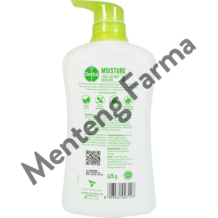 Sabun Mandi Cair Dettol Aloe Vera &amp; Avocado 625 Gram