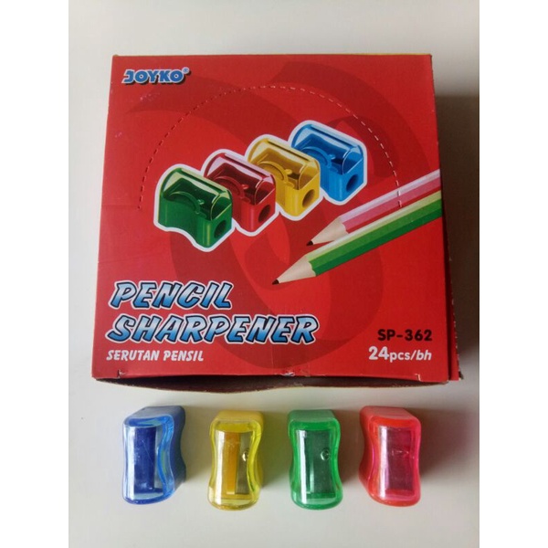 

Serutan Pensil Pencil Sharpener Joyco SP-362 24pcs / buah