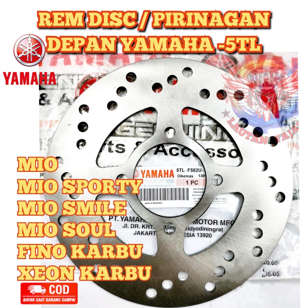 ORI PIRING CAKRAM DEPAN MIO LAMA MIO SPORTY MIO SOUL LAMA SMILE FINO KARBU XEON KARBU PIRINGAN REM C