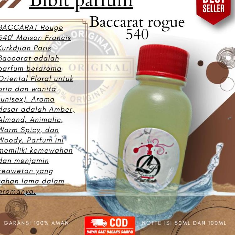 GROSIR Bibit parfum PARFUM BACCARAT ROUGE 540 Biang parfum minyak wangi