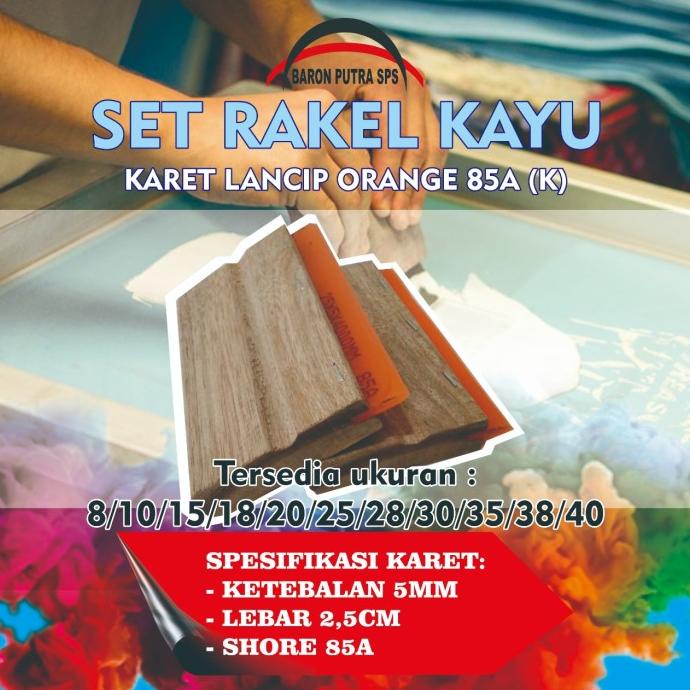 

#####] SET RAKEL KAYU KARET ORANGE 40CM 85A (K)