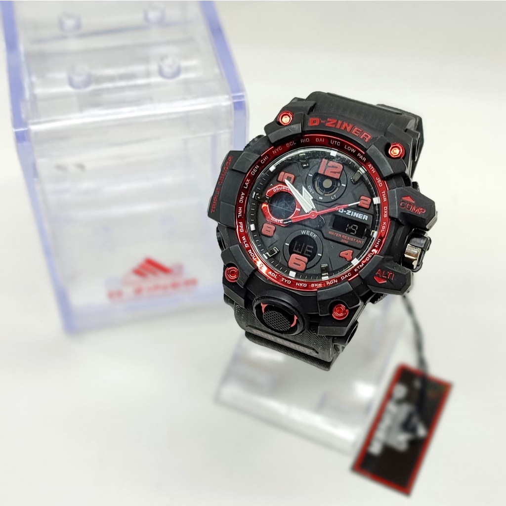JAM TANGAN PRIA DZINER 8196 D-ZINER 8196 ORIGINAL ANTI AIR