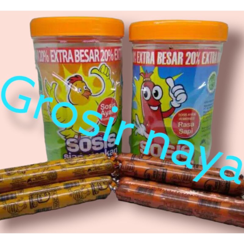 

sosis sonice harga per toples isi 24+1