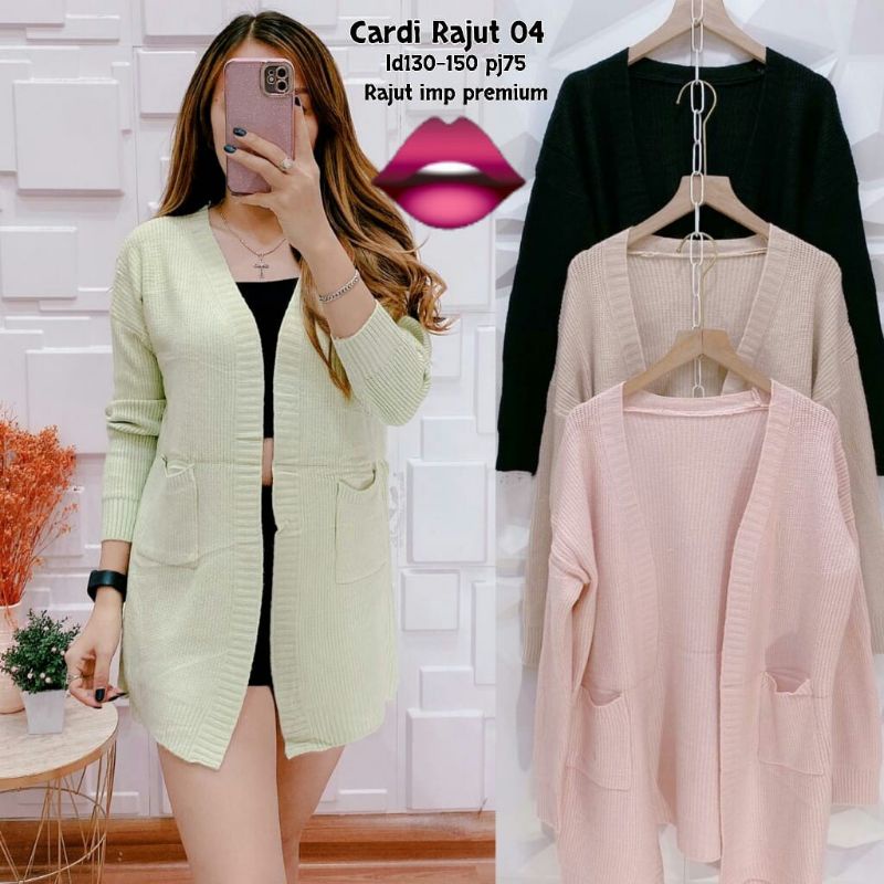 Cardigan rajut import Cardigan  rajut Premium   tebal import Rajut Tebal import