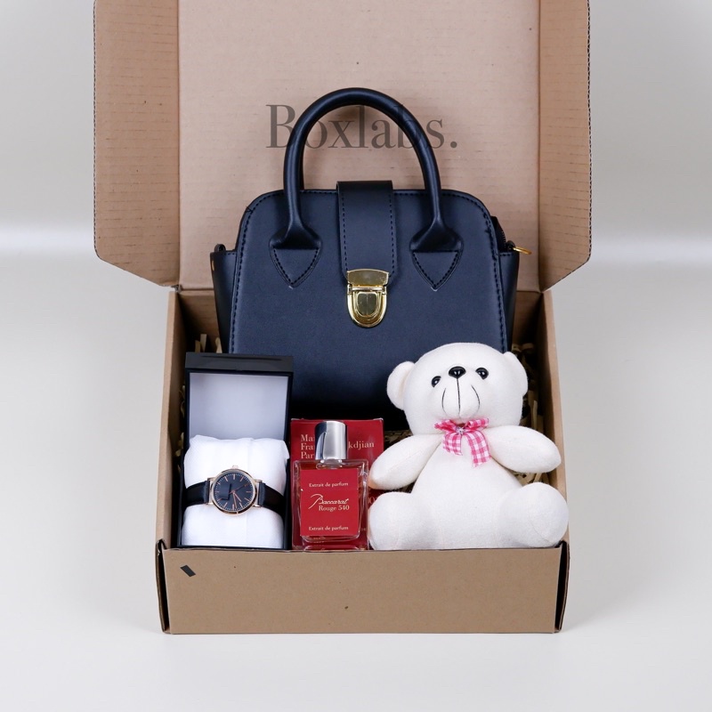 Hampers Kado Ulang Tahun Tas Cewek Terbaru | Hampers Wisuda Cewek Tas Premium