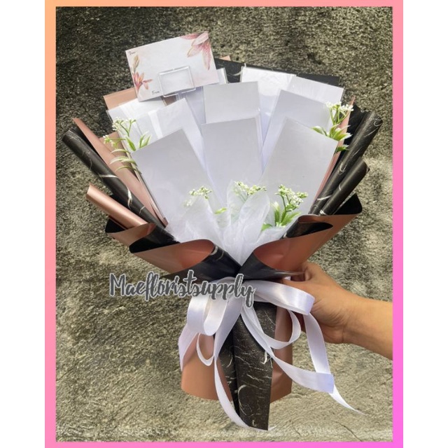 Buket uang kosong 10 lembar | buket uang baru | money bouqet | buket bunga | buket uang