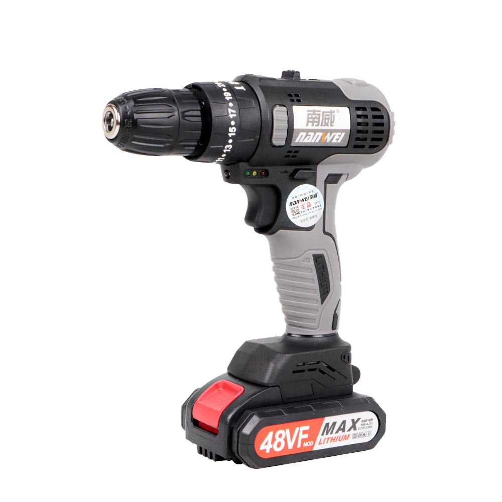 [BISA COD] BERRYSHOPNANWEI Bor Listrik Cordless 3-In-1 Rechargeable 48VF 2aH - NWAJ31