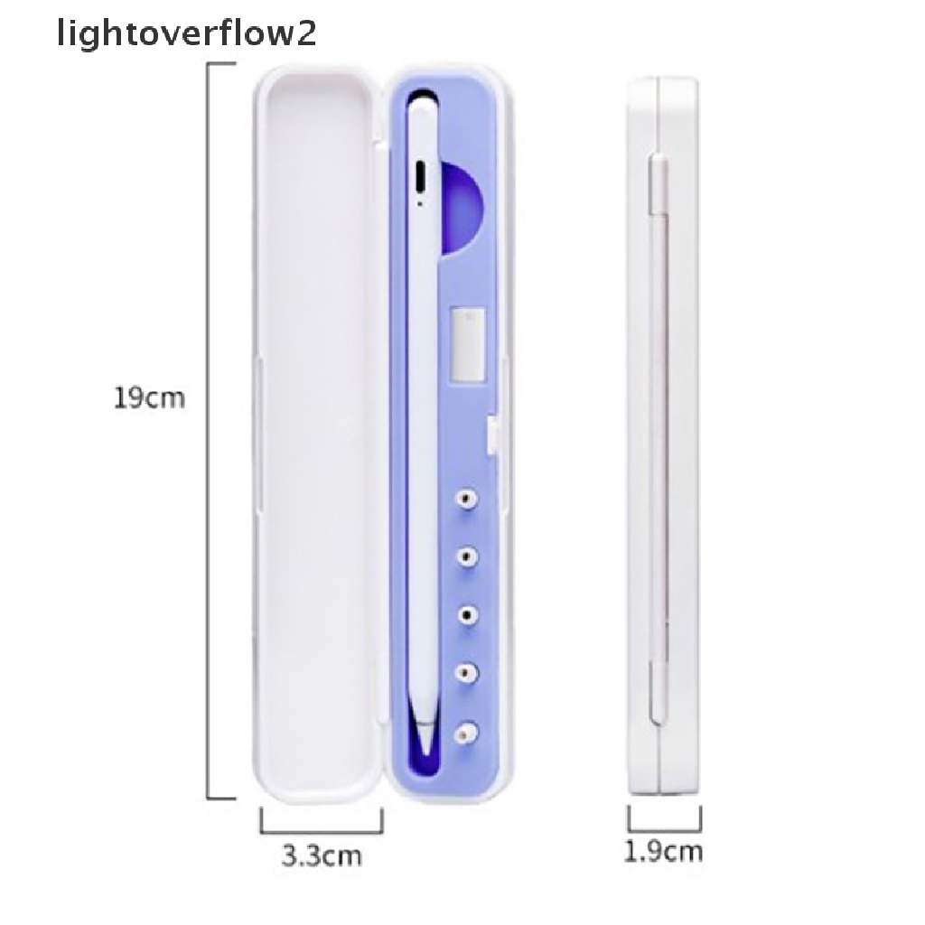 (lightoverflow2) A-pple Kotak Penyimpanan Pensil 1 / 2nd Gen 1 / 2 Portable