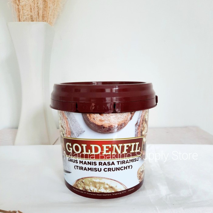

GOLDENFIL Selai Filling Jam Kopi TIRAMISU Crunchy Goldenfil Jam 200g R