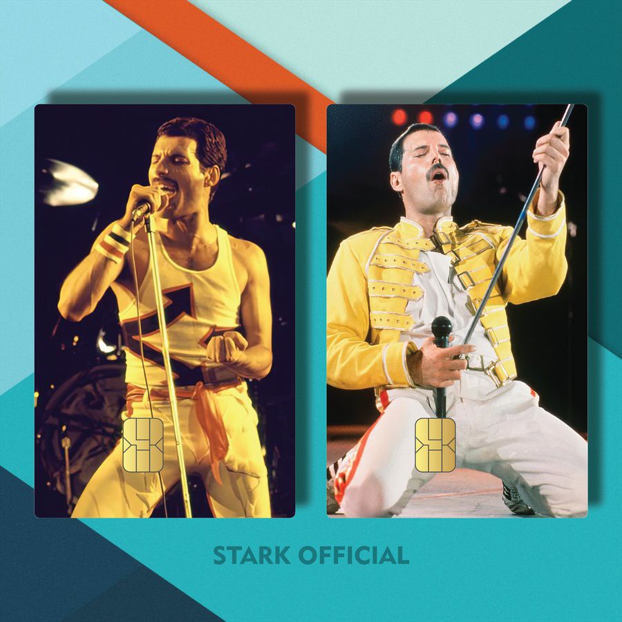 STIKER KTP ANGGOTA BAND QUEEN BG6HS/TIS0O/ COVER KTP ROCK BAND QUEEN / STICKER ATM BCA POPULER / SKI