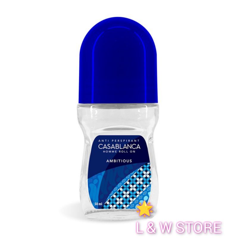 CASABLANCA Deodorant Anti-Prespirant Roll On Men Blue 50ml