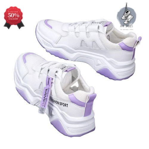 SEPATU SNEAKERS WANITA WANWO FASHION SPORT TALI AYR