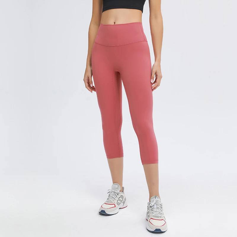 Legging 7/8 Olahraga Wanita Height Waist Polos Running Zumba Senam Aeorobic (LG-03 7/8)