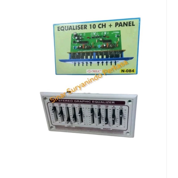 kit tone equalizer 10ch stereo